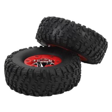 Imagem de Alomejor 2 PCS Pneu de Borracha RC, 124006 12423 12427 Conjunto de Roda de Pneu de Carro Leve Com Controle Direito