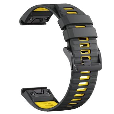 Imagem de BANSO Pulseira de relógio de nylon de ajuste rápido de 26 mm para Garmin Fenix 8 de 51 mm, pulseira de relógio para Garmin Fenix 7x pro Sapphire Solar 26 mm, para Garmin Fenix 7X/Fenix 6X/Fenix/5X