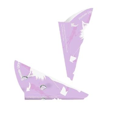 Imagem de 10 peças dispositivo descartável para micção feminina funil de mictório feminino para grávidas, viagens, acampamento, exterior, portátil, copo de papel para xixi