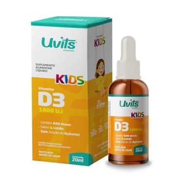 Imagem de Vitamina D3 Kids Líquida com 600 Doses - Uvits
