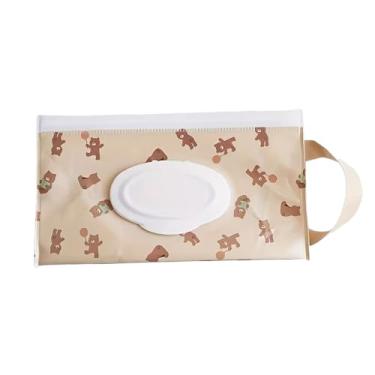 Imagem de Caixa de lenços umedecidos portátil para bebês: recarregável e reutilizável, um companheiro fresco para atividades ao ar livre