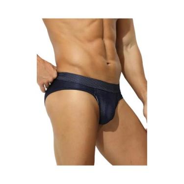 Imagem de Cuecas Masculinas Respiráveis De Malha Com Abertura Frontal E Bolsa Se