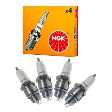 Imagem de Jogo Velas Ignição NGK BP5HS VW Fusca Kombi Brasilia