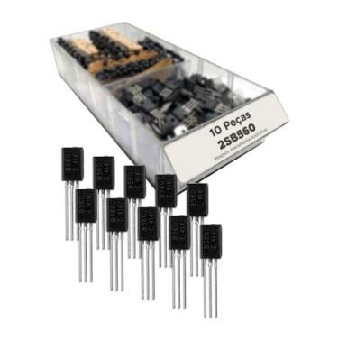 Imagem de 10x Transistor 2SB560 PNP De Potência Médio Áudio TO92 - CHIPSCE
