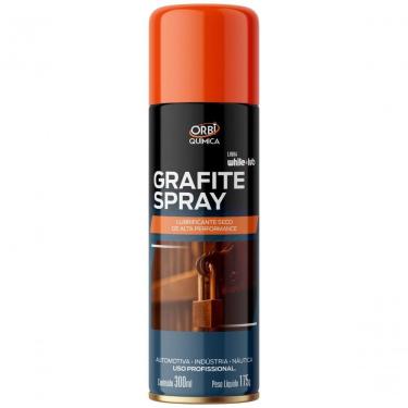 Imagem de Lubrificante Seco para Mecanismos Móveis Graf Grafite Spray Compatível com Cadeados e Correntes com Lubrificação de Alta