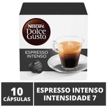 Imagem de 10 Capsulas Dolce Gusto, Capsula Cafe Espresso Intenso - Nescafé