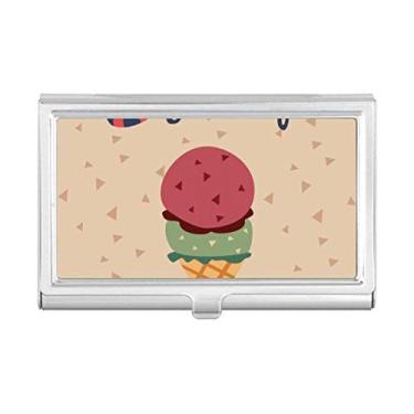 Imagem de Carteira de bolso para cartão de visita com boia de natação de verão