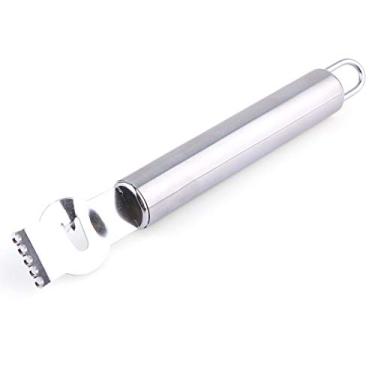 Imagem de Raspador Lemon Zester em Inox Cortador de Tiras de Limão