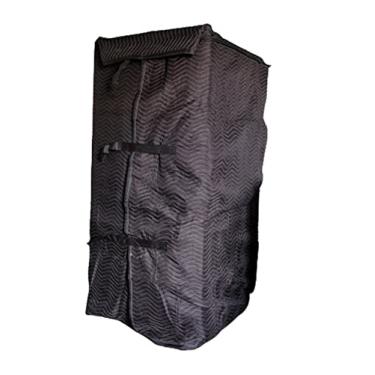 Imagem de Mytee Products Capa de geladeira acolchoada preta - capa de geladeira externa, almofada de móveis para movimento/armazenamento - 96,5 cm x 177,8 cm - totalmente ajustável, lavável na máquina