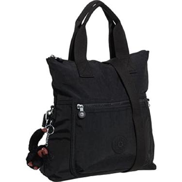 Imagem de Kipling Bolsa tiracolo Eleva feminina, tom preto, 31 cm C x 33 cm A x 12 cm P, Tonal preto, 12.25"L X 13"H X 4.75"D