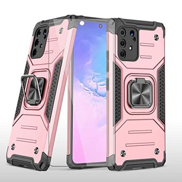 Imagem de Asuwish Capa de telefone para Samsung Galaxy S10 Lite com protetor de tela de vidro temperado e suporte de anel suporte fino celular protetora híbrida Glaxay S10lite S 10 10s Galaxies A91 mulheres
