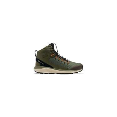 Imagem de Columbia Tênis masculino Trailstorm Mid impermeável para caminhada, Nori/Preto, 45