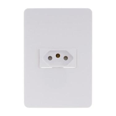 Imagem de Tomada 4x2 10A Branca Orion Schneider, Branco