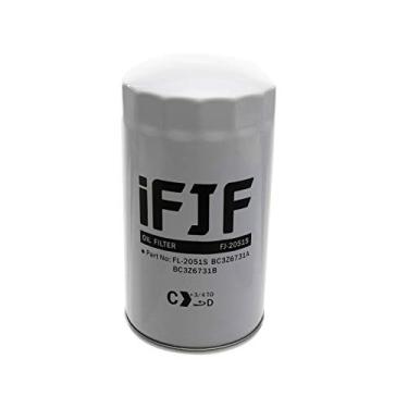 Imagem de iFJF Substituição do filtro de óleo FL2051S para motor diesel F250 F350 F450 F550 6.7L Powerstroke 2011-2020 BC3Z-6731-B BC3Q-6714-CA