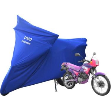 Imagem de Capa Cobrir Moto Honda NX 200 De Tecido Helanca Lycra - Mz, Azul