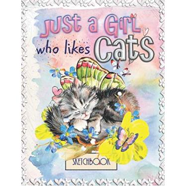 Imagem de Just a Girl Who Likes Cats: Draw and write Journal Notebook (Stay At Home Active 1)