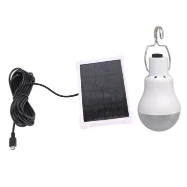Imagem de Lâmpada Solar Portátil do Diodo Emissor de Luz, Lâmpada Solar Portátil de Poupança de Energia do Diodo Emissor de Luz, Usb & Carregamento Solar para Casa, Acampamento, Emergência