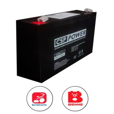 Imagem de Bateria Selada La6120 (6v,12ah/20hr) Biemme Bandeirante - Csp Power