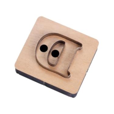 Imagem de Colaxi Molde de Corte de Couro em Formato de Letras para Criar Pingentes, D