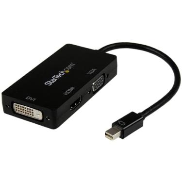 Imagem de StarTech. Adaptador Mini DisplayPort 3 em 1-1080p - Mini DP/Thunderbolt para HDMI/VGA/DVI divisor para o seu monitor (MDP2VGDVHD)