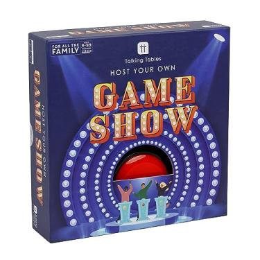 Imagem de Talking Tables Host Your Own Gameshow Quiz Game with Buzzer Interactive and Fast Paced Fun for Friends and Family to Play at Christmas, New Year or Any Party Ideal Xmas Gift. for Ages 9+ Players 5+ :