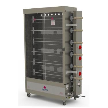 Imagem de Assador De Frangos Rotativo Progás 30 Frangos A Gás Pr-634trstyle Bivolt