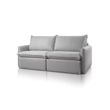 Imagem de Sofá Retrátil Siena Luxo 1.80m Jc Estofados Cinza