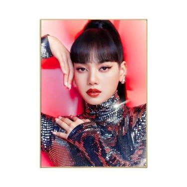 Imagem de Lisa Blackpink Kpop Adesivo De Parede Decoração Vintage Para Sala De E