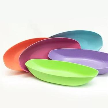 Imagem de Petisqueira Canoa Plástica Para Porções Frutas Doces Restaurante Bar 3