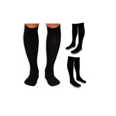 Imagem de Meião de futebol adulto kit com 2 pares veste 38 a 43 nova era 9991, P