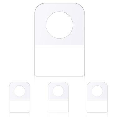 Imagem de Hang Tags Blulu Slot Hole 1500 unidades autoadesivas transparentes