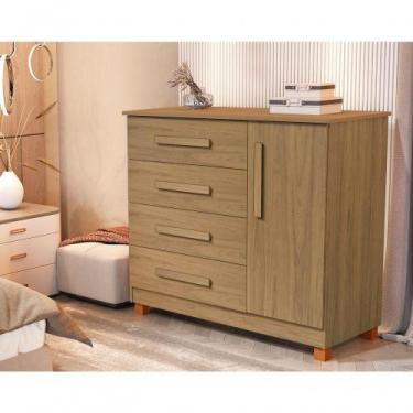 Imagem de Cômoda Grécia Com Sapateira Embutida  Móvel Versátil Para O Quarto - B