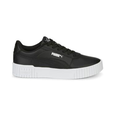 Imagem de PUMA Tênis infantil unissex Carina 2.0, Puma, preto-puma preto-puma prata, 1 Little Kid