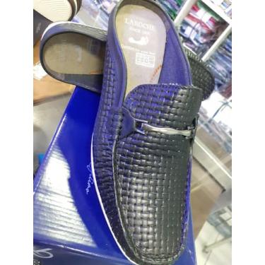 Imagem de Sapato mule masculino est.Quad.preto.np - Laroche