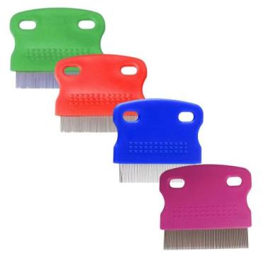 Imagem de Pente Fino Pet Removedor  Pulgas, Carrapatos e Pelos Soltos - NoBrand,