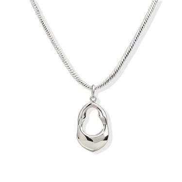 Imagem de Peraca Cris Colar com pingente boho para mulheres colares de declaração de ouro grosso círculo grande colar preto cordão ouro pingente de couro ocidental colar para mulheres joias modernas meias, Liga