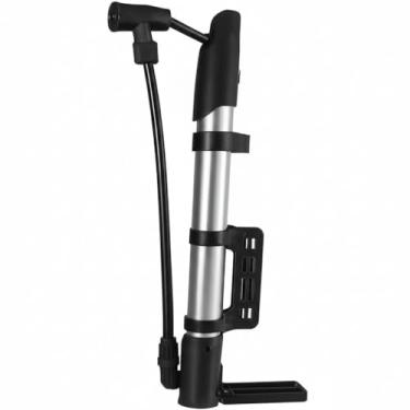 Imagem de Bomba de Ar Manual Portátil com Mangueira e Bicos – Alumínio e ABS, Leve, Compacta e Multiuso para Bola, Bicicleta, Moto, Colchão e Piscina – Enchimento Rápido e Fácil