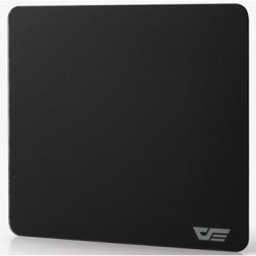 Imagem de darkFlash Mouse pad de vidro 29 × 26 cm, superfície temperada ultra-suave, rastreamento de precisão, base de borracha antiderrapante, acabamento gravado durável, ideal para jogos e trabalho (preto, 29