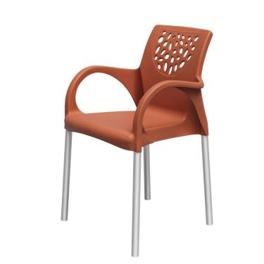 Imagem de Cadeira Jardim Gourmet Deluxe De Polipropileno - Tk Terracota