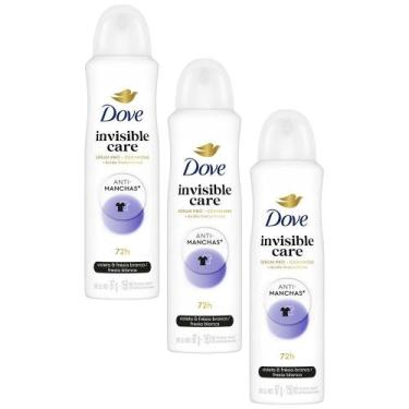 Imagem de Kit 3 Desodorante Dove Invisible Care 150ml