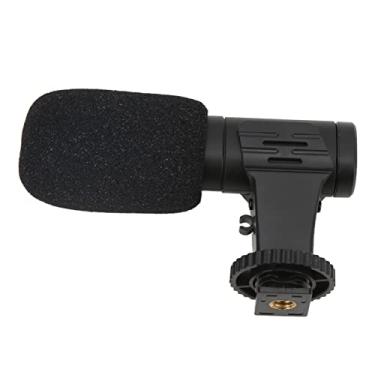 Imagem de Generic MIC 06 Microfone Plug and Play de 3,5 Mm Com Esponja à Prova de Microfone Compacto Preto para Gravação de Vídeo Em Conferência Ao Vivo