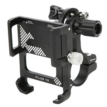 Imagem de KIMISS Suporte para Telefone para Bicicleta PLUS15 - Suporte Giratório para Navegador GPS, de Montagem Em Liga de Alumínio, Ideal para Bicicletas, Motocicletas e Scooters