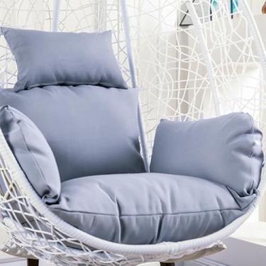 Imagem de Almofada para cadeira suspensa tipo ovo, almofada para cadeira de balanço suspensa tipo ovo (somente a almofada), almofada para cadeira de jardim.