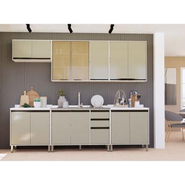 Imagem de Cozinha Modulada Compacta 5 Pecas sem Tampo Linea Luciane Moveis