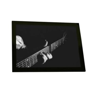Imagem de Quadro Decorativo Guitarra Acorde Foto Escura Musica Rock Decoração Poster Quarto Sala