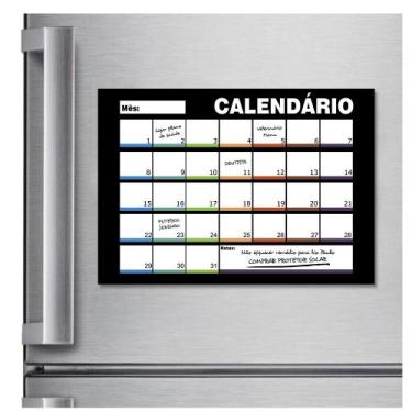 Imagem de Lousa Magnética Imã Calendário - TACOLADO PAPEL DE PAREDE, 29,7 x 21cm