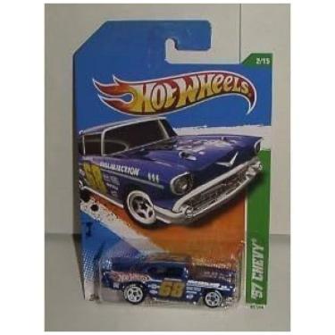 Imagem de Carrinho de Metal Colecionável Hot Wheels 57 Chevy Treasure Hunt 2 of 15