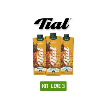 Imagem de Suco Nectar Tial Abacaxi 1L  - Kit 3 Unid