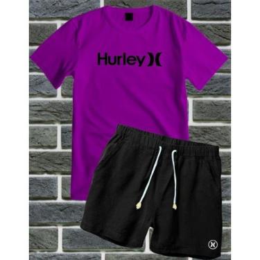 Imagem de Conjunto Masculino kit Camiseta Algodão Premium e Bermuda em Tectel Es