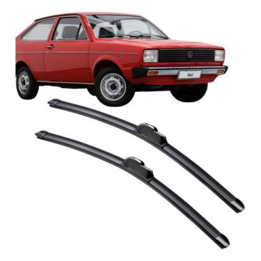 Imagem de Par Palheta Limpador Parabrisa Gol BX LS CL 1000/1980 a 1996 - Tiger